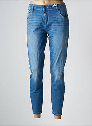 Jean coupe mom stretch taille normale bleu TIMEZONE femme