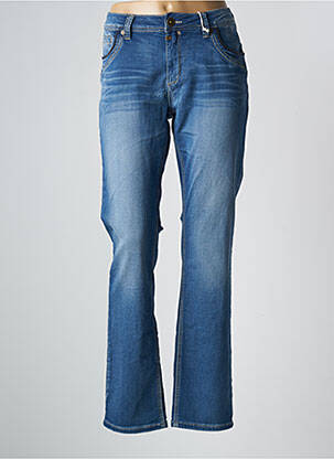 Jeans coupe slim bleu TIMEZONE pour femme