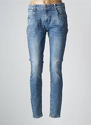 Jeans coupe slim bleu TIMEZONE pour femme