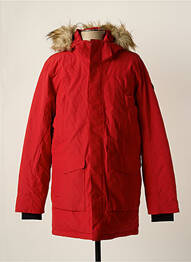 Parka capuche amovible a capuche rouge CMP homme