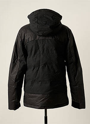 Parka manches longues a capuche noir TIMEZONE homme
