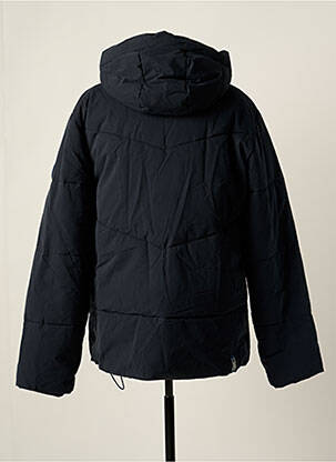 Parka poignets bords-côtes a capuche bleu RAGWEAR homme