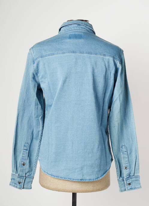 Chemise manches longues bleu WAXX pour homme