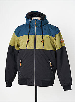 Parka manches longues a capuche vert RAGWEAR homme