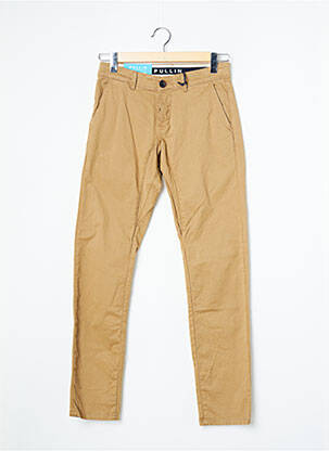 Pantalon chino tissage popeline beige PULL IN homme