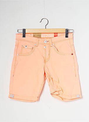 Short tissage popeline orange TIMEZONE homme