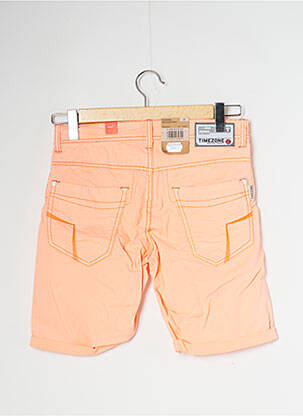 Short tissage popeline orange TIMEZONE homme