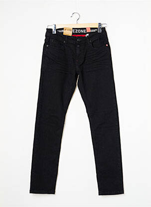Jeans coupe slim noir TIMEZONE pour homme