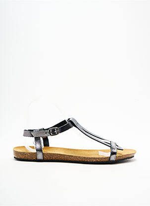 Sandales/Nu pieds argent PLAKTON pour femme