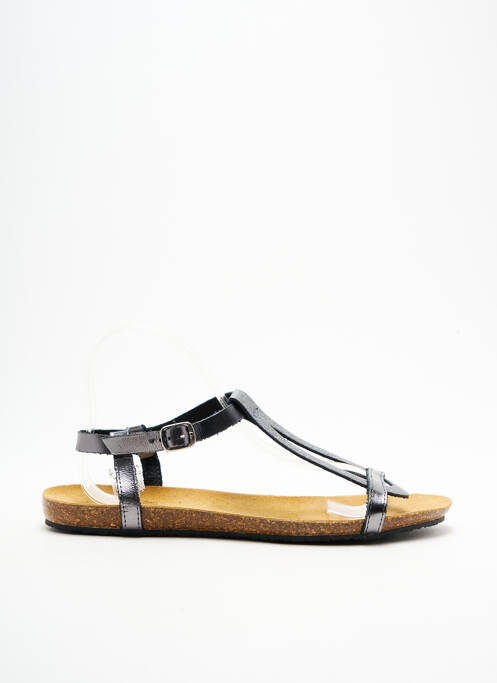 Sandales/Nu pieds argent PLAKTON pour femme