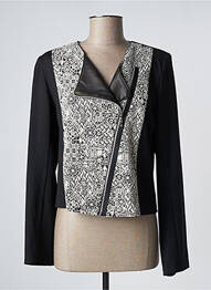 Veste casual epaulette noir ME-PARIS femme