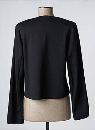 Veste casual epaulette noir ME-PARIS femme