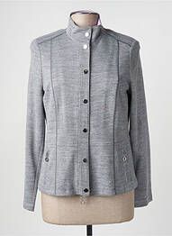 Veste casual epaulette gris FRANK WALDER femme