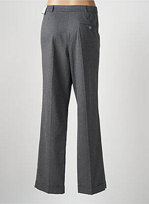 Pantalon droit stretch taille normale gris FRANK WALDER femme