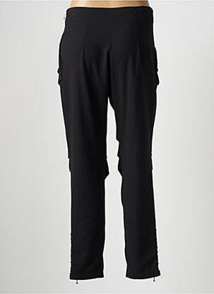 Pantalon slim stretch taille normale noir DOUBLE JEU femme