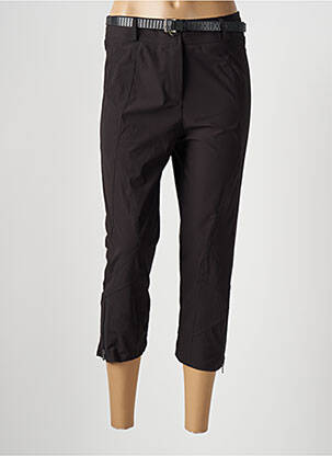 Corsaire stretch taille normale marron DECA femme