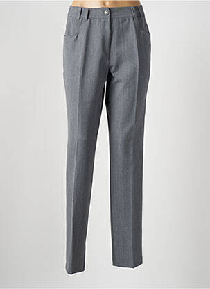 Pantalon droit gris FRANCOISE DE FRANCE pour femme