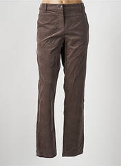 Pantalon droit marron FRANK WALDER pour femme seconde vue