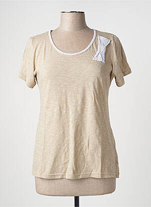T-shirt beige COTE ANGLAISE pour femme