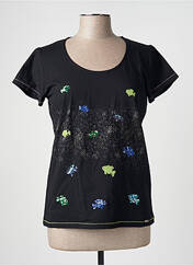 T-shirt noir LOLITAS&L pour femme seconde vue