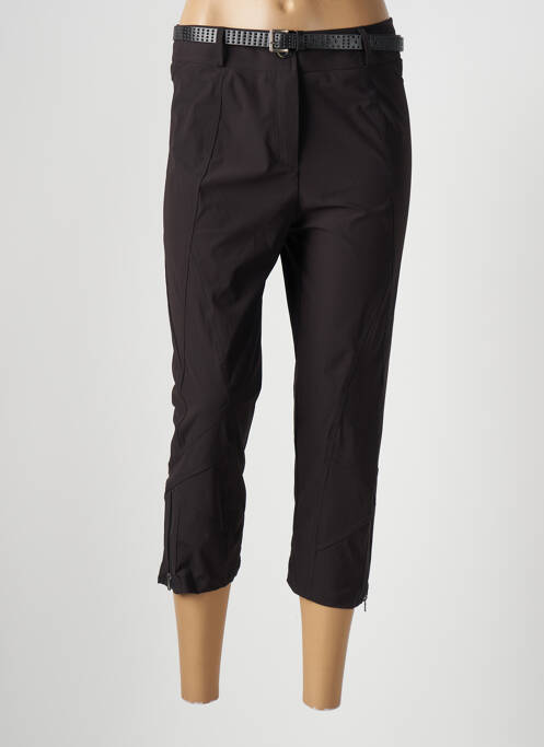 Corsaire stretch taille normale marron DECA femme