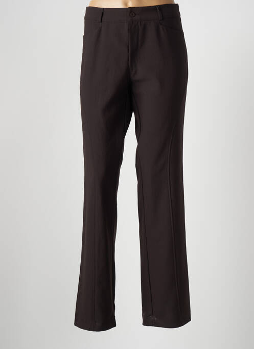 Pantalon droit marron MOI CANI pour femme