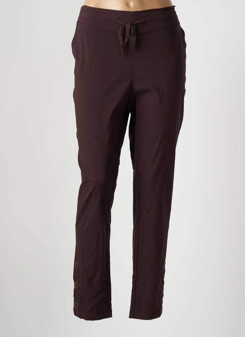 Pantalon slim marron MERI & ESCA pour femme