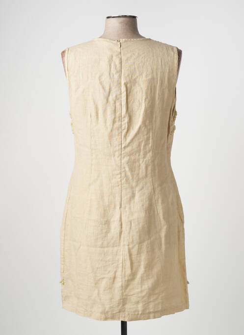 Robe courte beige POUSSIERE D'ETOLE pour femme