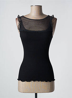 Top stretch sans manche noir ARTIMAGLIA femme