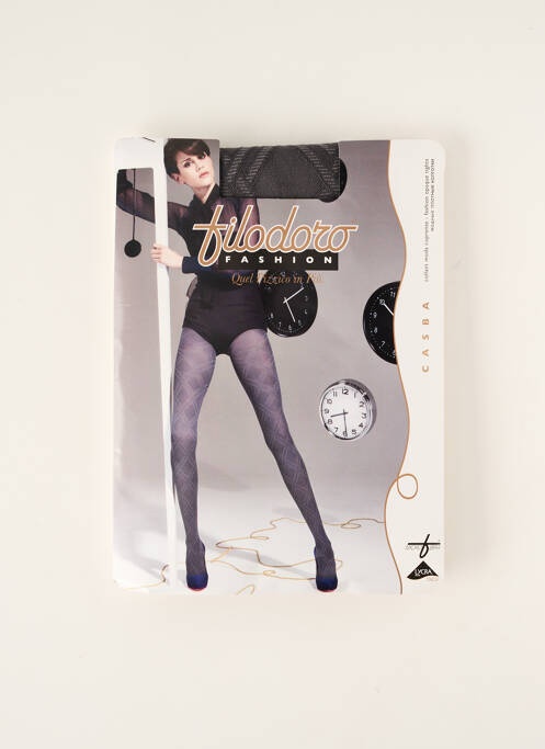 Collants gris FILODORO pour femme