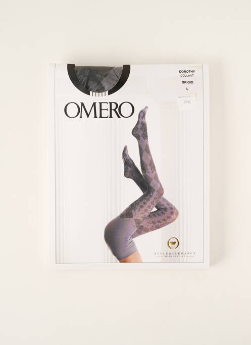 Collants gris OMERO pour femme