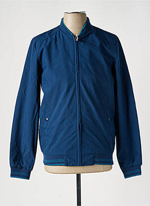 Blouson finition intérieure doublure imprimée bleu DAMART homme