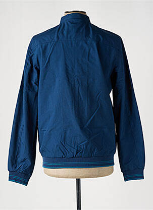 Blouson finition intérieure doublure imprimée bleu DAMART homme
