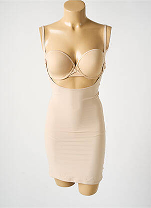 Panty effet matière satinée beige SANDWICH femme