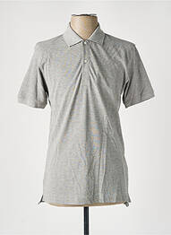 Polo stretch manches courtes gris DAN JOHN homme