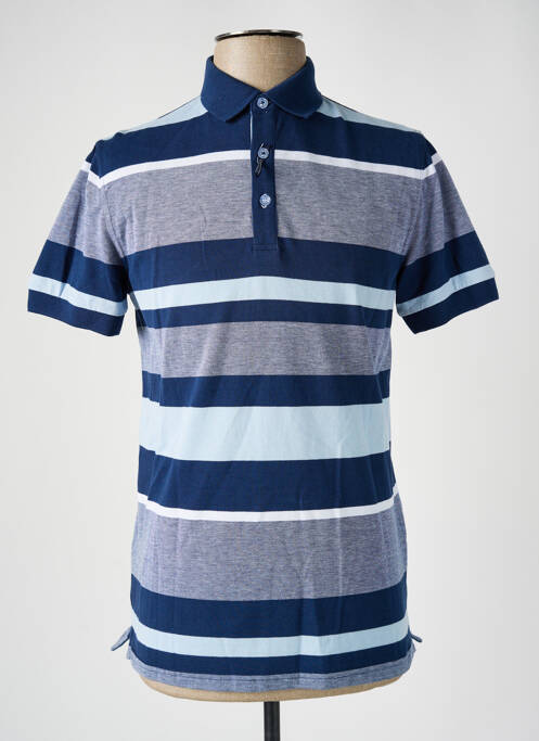 Polo bleu DAMART pour homme