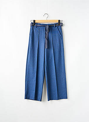 Pantalon 7/8 taille haute taille haute bleu SANDWICH femme