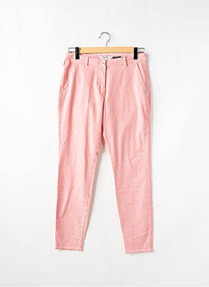 Pantalon chino tissage popeline taille normale rouge SANDWICH femme