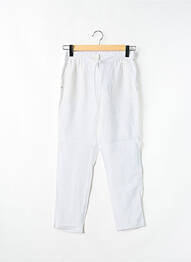 Pantalon droit tissage crêpe taille normale blanc SANDWICH femme