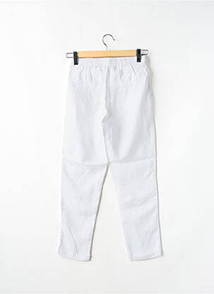 Pantalon droit tissage crêpe taille normale blanc SANDWICH femme