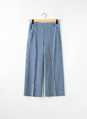 Pantalon 7/8 taille haute taille haute bleu SANDWICH femme
