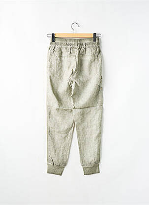 Pantalon cargo resserrée sur le bas taille normale vert SANDWICH femme
