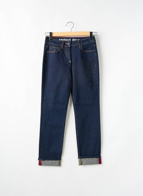 Jeans coupe droite bleu SANDWICH pour femme