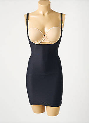 Culotte gainante effet matière satinée noir SANDWICH femme