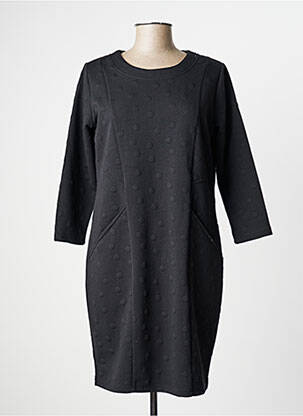 Robe mi-longue noir CONCEPT K pour femme