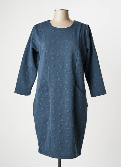 Robe mi-longue bleu CONCEPT K pour femme