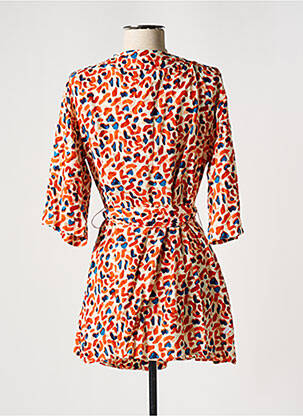 Veste kimono col v orange MD'M femme