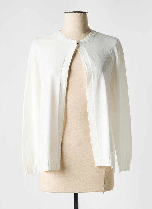 Gilet manches longues blanc REVER MILE pour femme