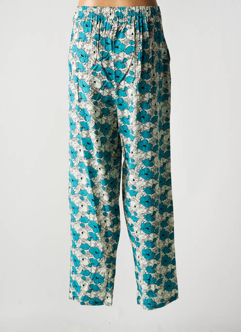 Pantalon droit bleu MD'M pour femme