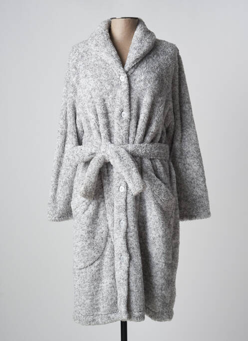 Robe de chambre gris MASSANA pour femme